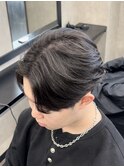 曲がる縮毛矯正でつくる毛流れセンターパート