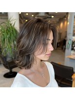 アンサ 藤森店(ANSA)&nbsp;赤み消しグレージュで叶う大人ボブ