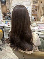 フゥカ 売市店(fuka)&nbsp;【ブリーチなしカラー】マロンブラウン ×髪質改善　八戸