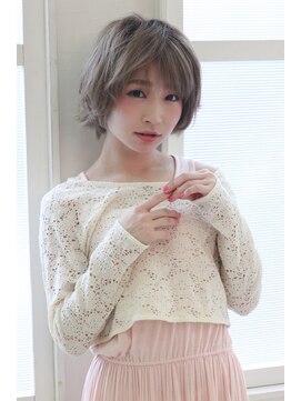 バグズ ヘアデザイン 桔梗が丘店(Baguz HAIR DESIGN) 外国人風ショート×ハイ透明感カラー