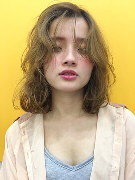 ネオリーブ アンド 渋谷店(Neolive &) 【Neolive & 渋谷店】透明感のあるベージュBOB