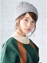 アース 名駅サンクチュアリ(HAIR&MAKE EARTH)&nbsp;ニット帽アレンジ☆