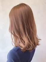 アイティー バイ アルバム 中野店(IT by ALBUM)&nbsp;オレンジベージュ_ブランジュダブルバング_ba213931