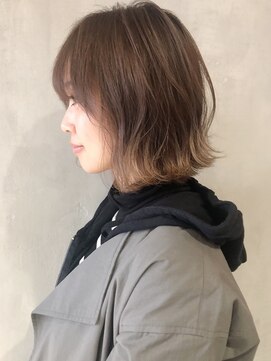 アルバム 渋谷パルコ(ALBUM) シアグレージュボブ_アッシュブラウンネオウルフ_ba269641