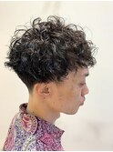 ショートマッシュ×ツイストスパイラルパーマ　担当 RYO