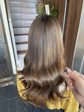 アヴァンス 天王寺店(AVANCE.) 艶感のあるカラー×髪質改善カット×髪質改善カラー