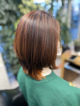 シェル 吉祥寺(shell) 暖色ハイライトウルフ