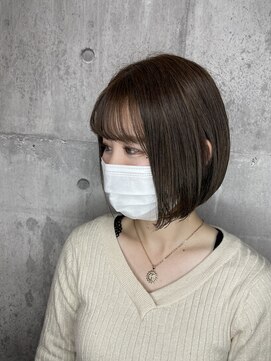 ハク(haku) ショートボブ&ラテカラー