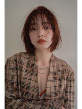 ウィット(wit) オレンジニュアンスボブ