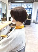前上がりショートボブ☆ベージュ【村山武史】