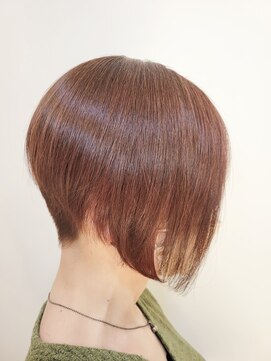 松本平太郎美容室 国立店 国立*前下がり刈り上げボブ/30代40代50代60代