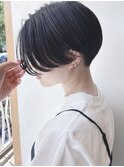 【morio 原宿】黒髪ハンサムショート刈り上げ　ジェンダーフリー