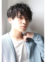 アントワープトーキョー(antwerp TOKYO)&nbsp;波巻きツイストスパイラルパーマメンズパーマ白髪染めハイライト