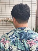 ハイライト/マッシュパーマ/ウルフ/波巻き/メンズ