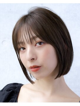 エインアンリー 表参道(AIN.ANLY.) 前髪あり大人小顔ボブ