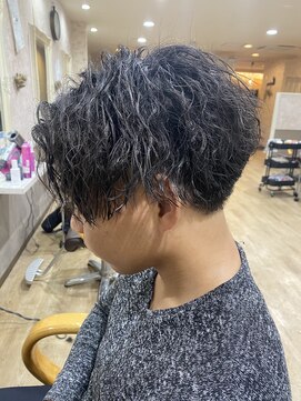 イースタイル 志都呂店(e-style com’s hair) 失敗しないメンズツイストスパイラルパーマ#恒吉