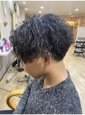 失敗しないメンズツイストスパイラルパーマ#恒吉