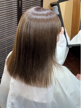 ヘア ロビー(hair Lobby)の写真/【髪質改善/毛穴改善】根元0mm～約5cmのクセや生えグセを扱いやすく改善し、自然なまとまりへ★