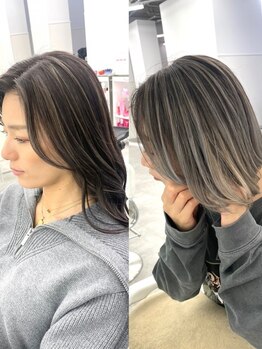 ブラウン(Brown)の写真/【ダメージレス×圧倒的ツヤ感】イノアカラーが人気◎白髪を気にせずヘアカラーを楽しむご提案をします!