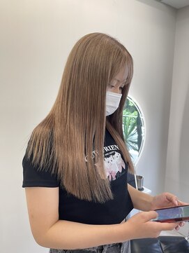 フラム 渋谷(flamme) ミルクティーベージュ