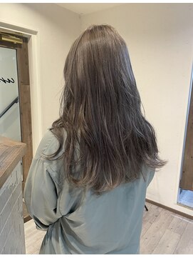 ユニコ(unico) オリーブグレージュ/グレージュ/ロング