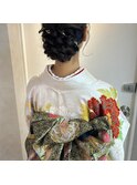 【着付け+シニヨン】六本木/六本木駅/和装/早朝