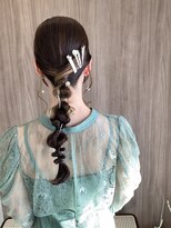 ザ サロン(the salon)&nbsp;結婚式お呼ばれ/ヘアアレンジ/ロング/編み込み
