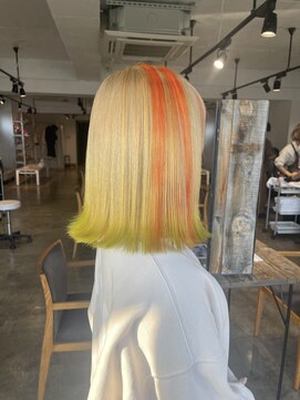 ザ オーダー(THE ORDER) セクションカラー/ケアブリーチ/デザインカラー/名古屋