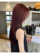 ファルファラ(farfara)&nbsp;【farfara】髪質改善ストレートカラー(問屋町テラス)大島結衣