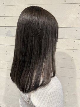 ルノン フィージュ(LUNON fieju) ブリーチなし/アッシュグレージュ/レイヤーカット