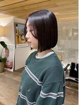 サーリー(SURLY)&nbsp;10代20代ぱつっとボブ前下がりカット韓国ボブ