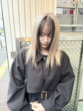 パープル(purple) ブラックポイントブロンド