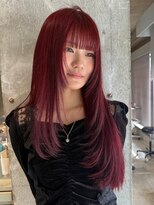 カート バイ デコ(Kurt by DECO)&nbsp;ロングレイヤーとブリーチ無し暖色カラー英心