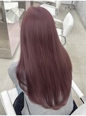 ブリーチなしで叶うチェリーピンク