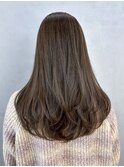 美髪くびれヘアロング顔周りレイヤー韓国ヘア_ba551491