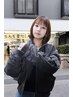 【似合わせ艶ストレート】カット＋髪質改善×酸性ストレート￥24200→￥22000～