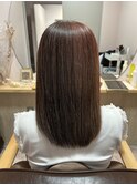 酸性縮毛矯正でナチュラルミディアム