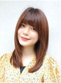 コンパクトなつやつやストレート【中山】