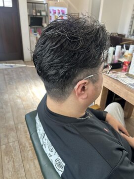 リムアズール 郡山店(Rim Azur) オールバックパーマ