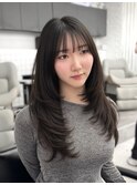 韓国ヘア/韓国スタイル/縮毛矯正/髪質改善/レイヤーカット
