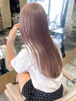 サンクプロジェクト(cinq PROJECT) ミルクティーベージュダブルカラーハイトーンレイヤーカット韓国