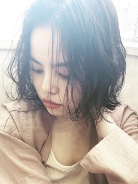 ヌフ(neuf) 髪質改善トリートメント/ボブ/コテ仕上げ