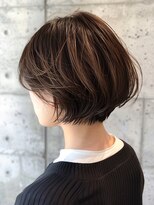 赤れんがアネックス(ANNEX)&nbsp;【30代40代50代】丸みショートボブパーマくびれ似合わせカット