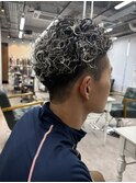 極道パーマ/ホワイトメッシュ