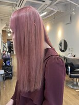 ラック 津田沼(LUCK)&nbsp;ピンクベージュ/津田沼/韓国/ボブ/ケアブリーチ/似合わせカット