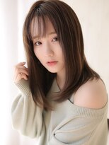 アグ ヘアー イロア 都島店(Agu hair iroa)&nbsp;《Agu hair》シースルーバング×リラックスストレート