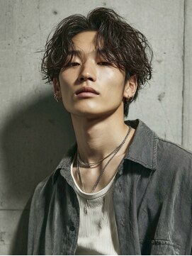 ダブルアール(RR MEN'S SALON) MEN’S/ニュアンスパーマ/ニュアンスウルフ/由比ヶ浜