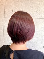 ヘアサロン レゴリス 都城店(REGOLITH)&nbsp;ワインボルドーショート