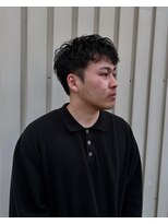 SYNE men's hair salon【サインメンズヘアーサロン】【9月10日NEWOPEN(予定)】&nbsp;ショート×ピンパーマ