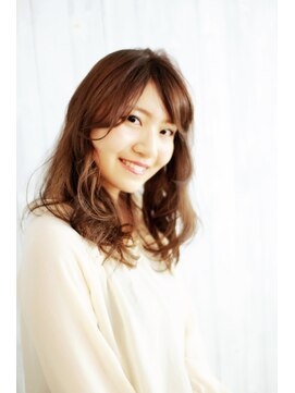 ヘアリゾート ラグーン(hair+resort lagoon) ヌーディアッシュカラーやわふわミディアム